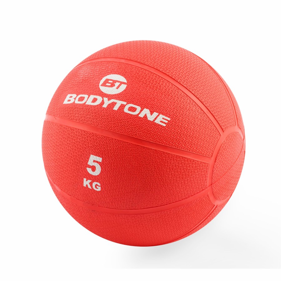 New Bodytone Mb5 Balon Medicinal 5 Kg Rojo