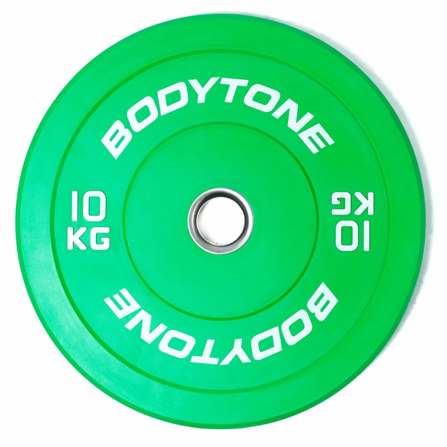 Clearance Bodytone Bumper De Goma Maciza 10 Kg